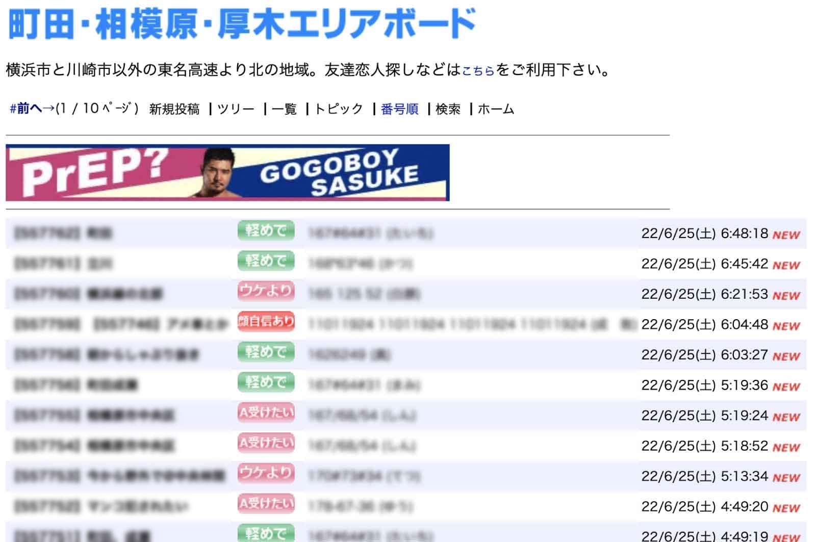 町田・相模原・厚木エリアボード