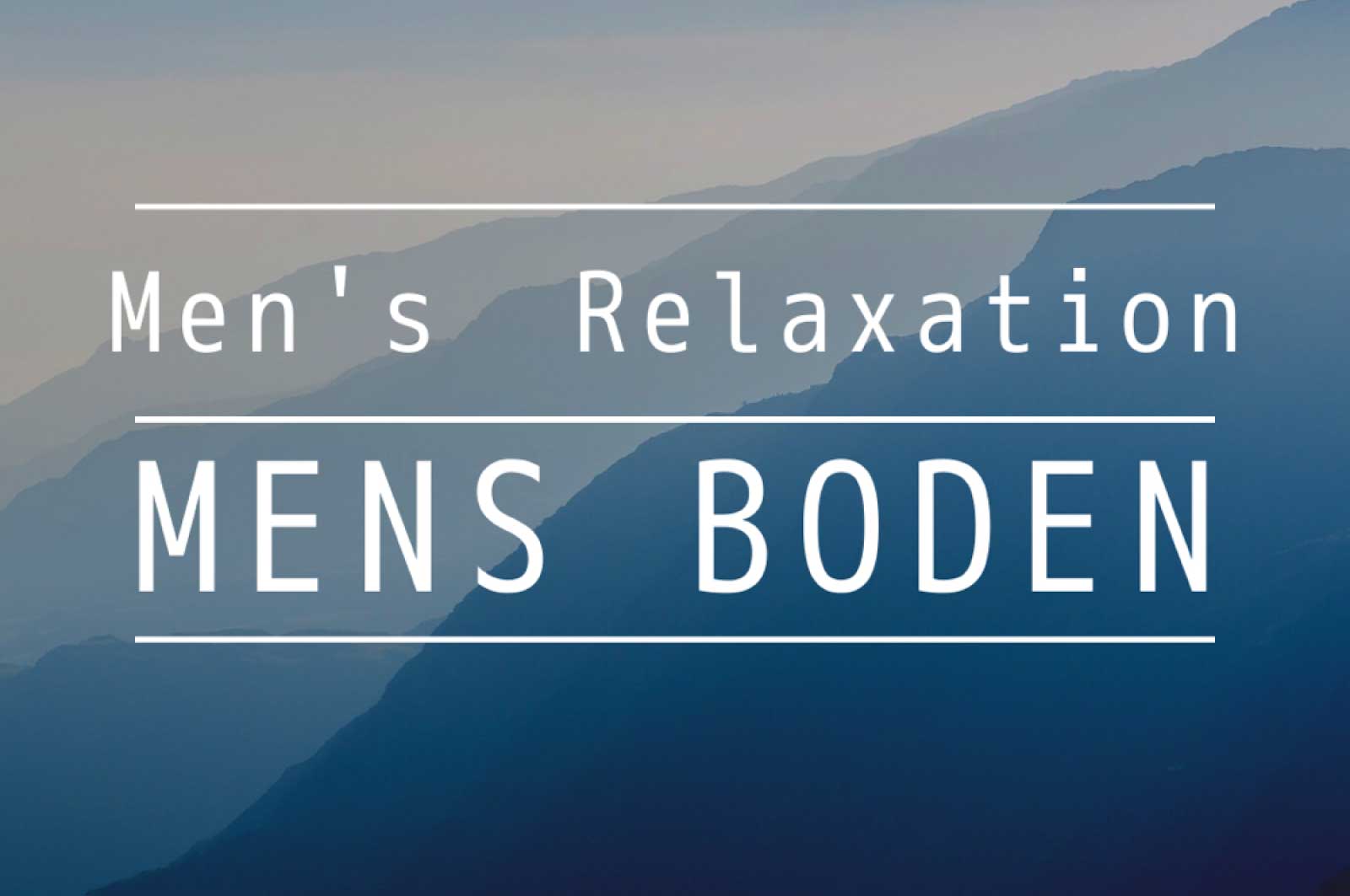 MENS BODEN