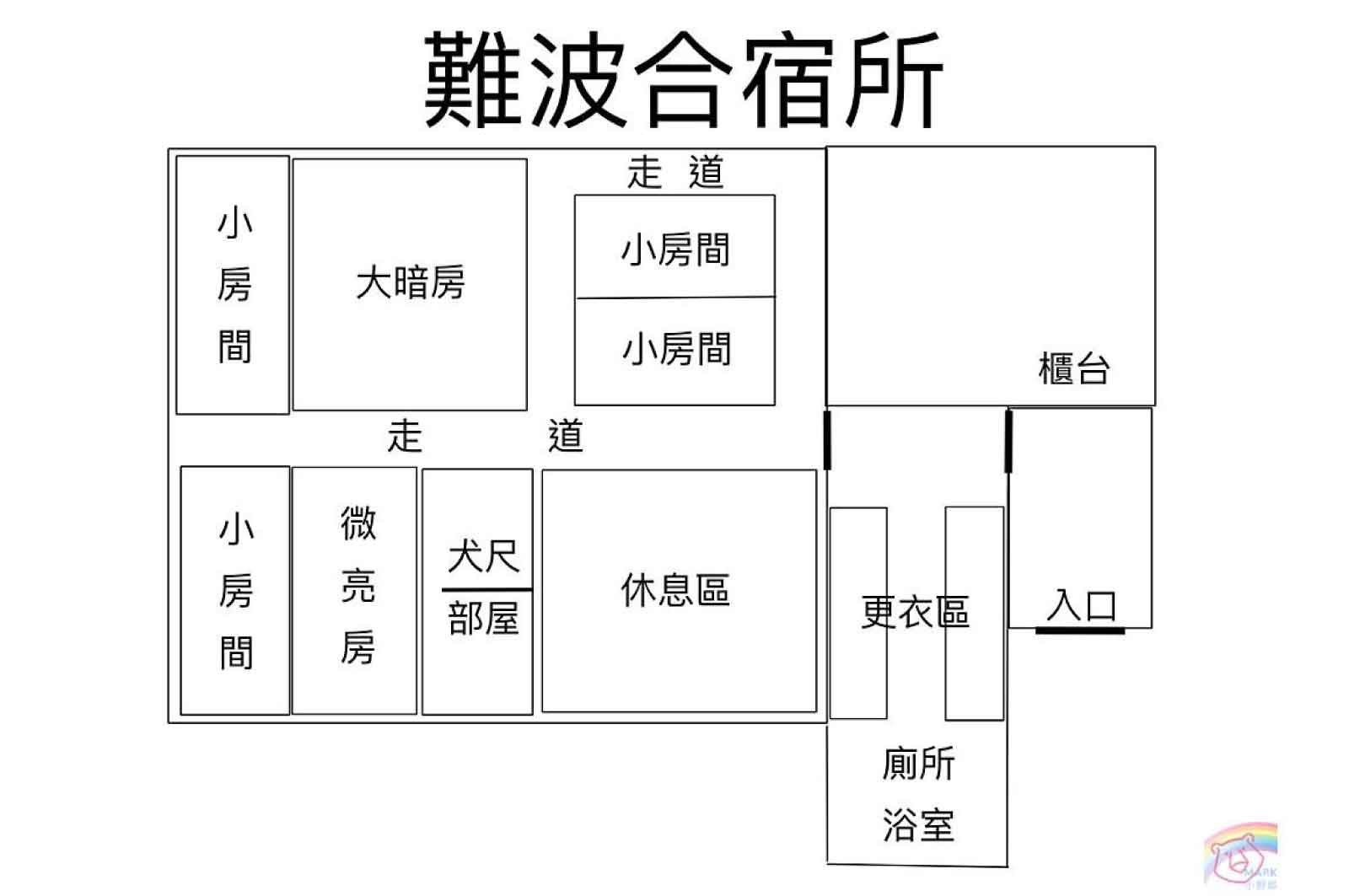 難波合宿所(間取り)