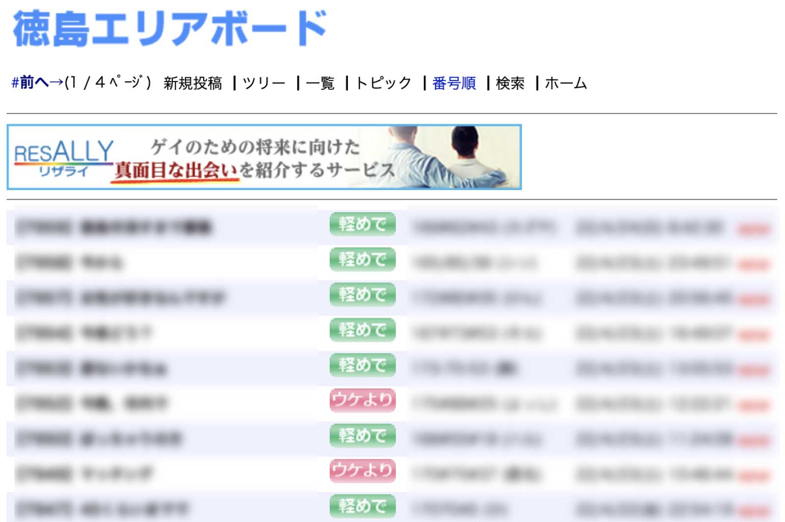 徳島エリアボード